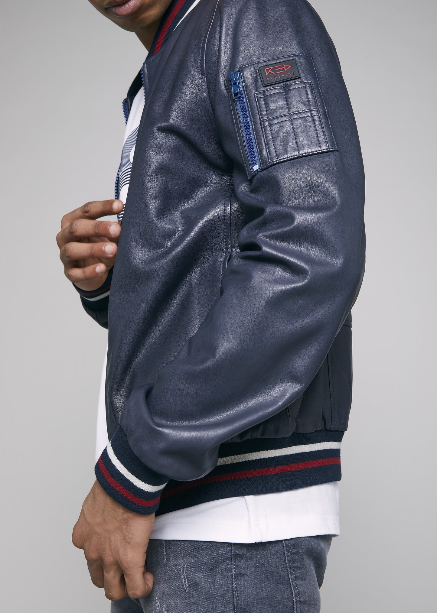 Blouson cuir SELFIE SISLEY