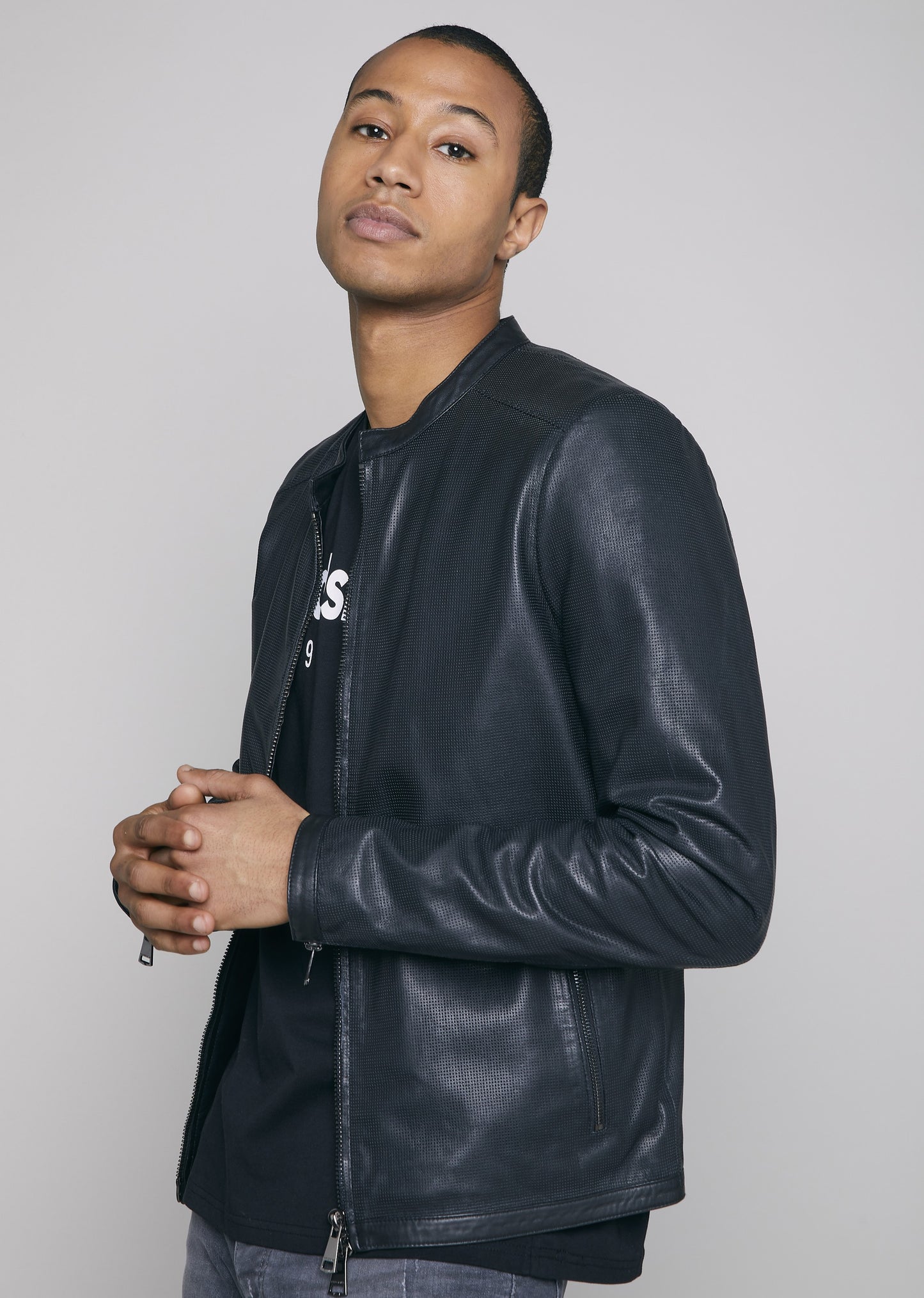 Blouson cuir SMITH RING