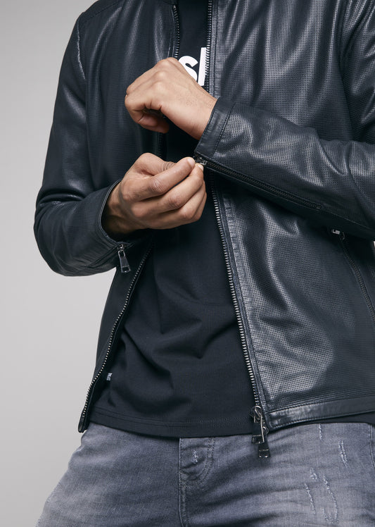Blouson cuir SMITH RING