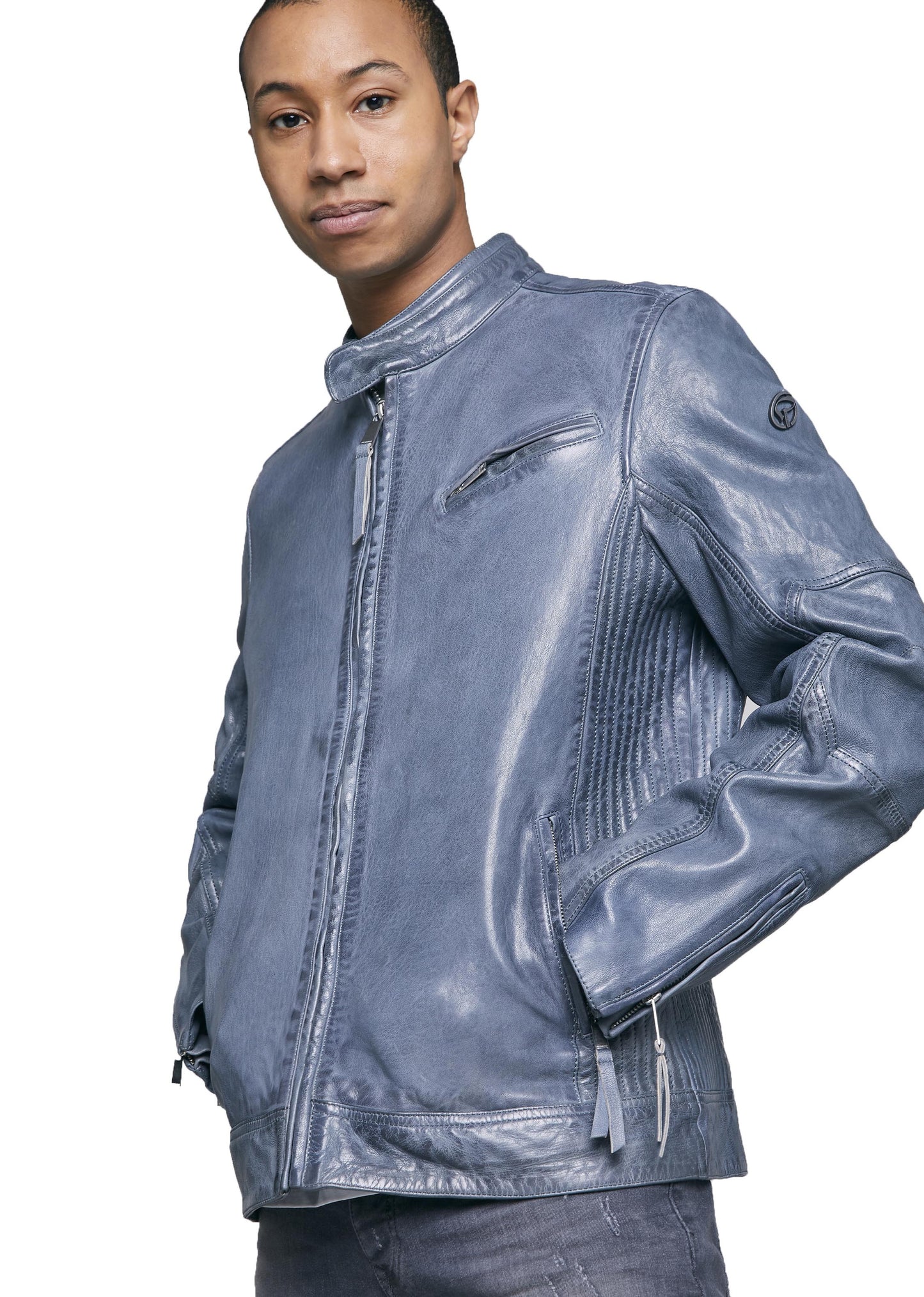 Blouson cuir TRUST EARLEY