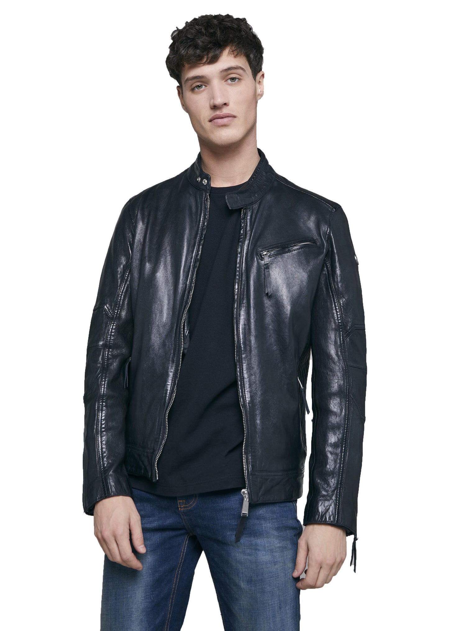 Blouson cuir TRUST EARLEY