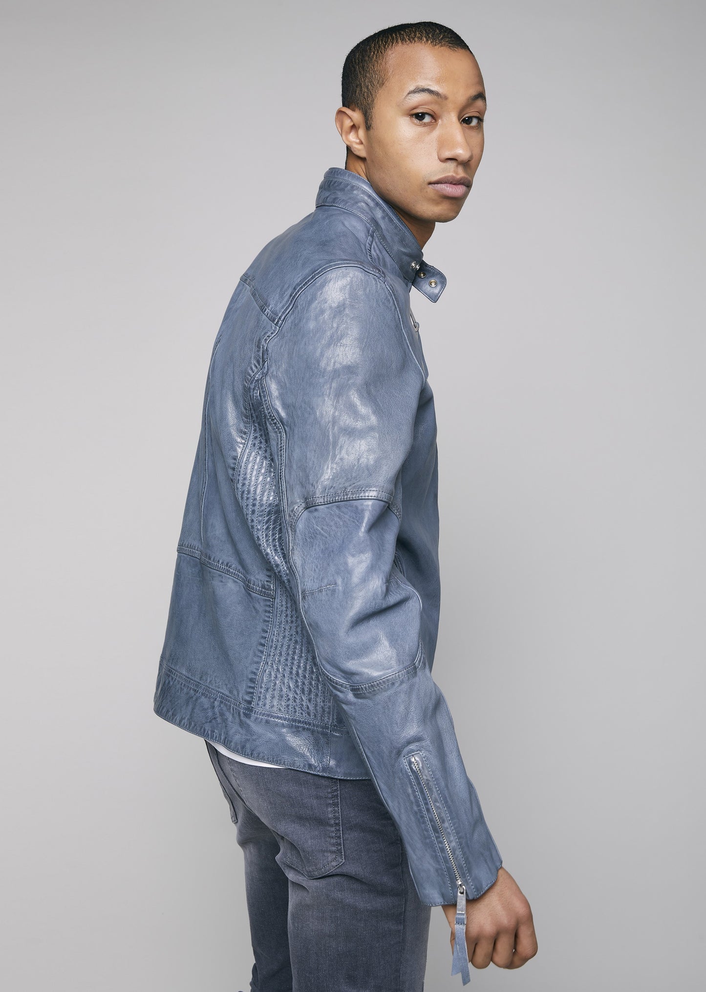 Blouson cuir TRUST EARLEY