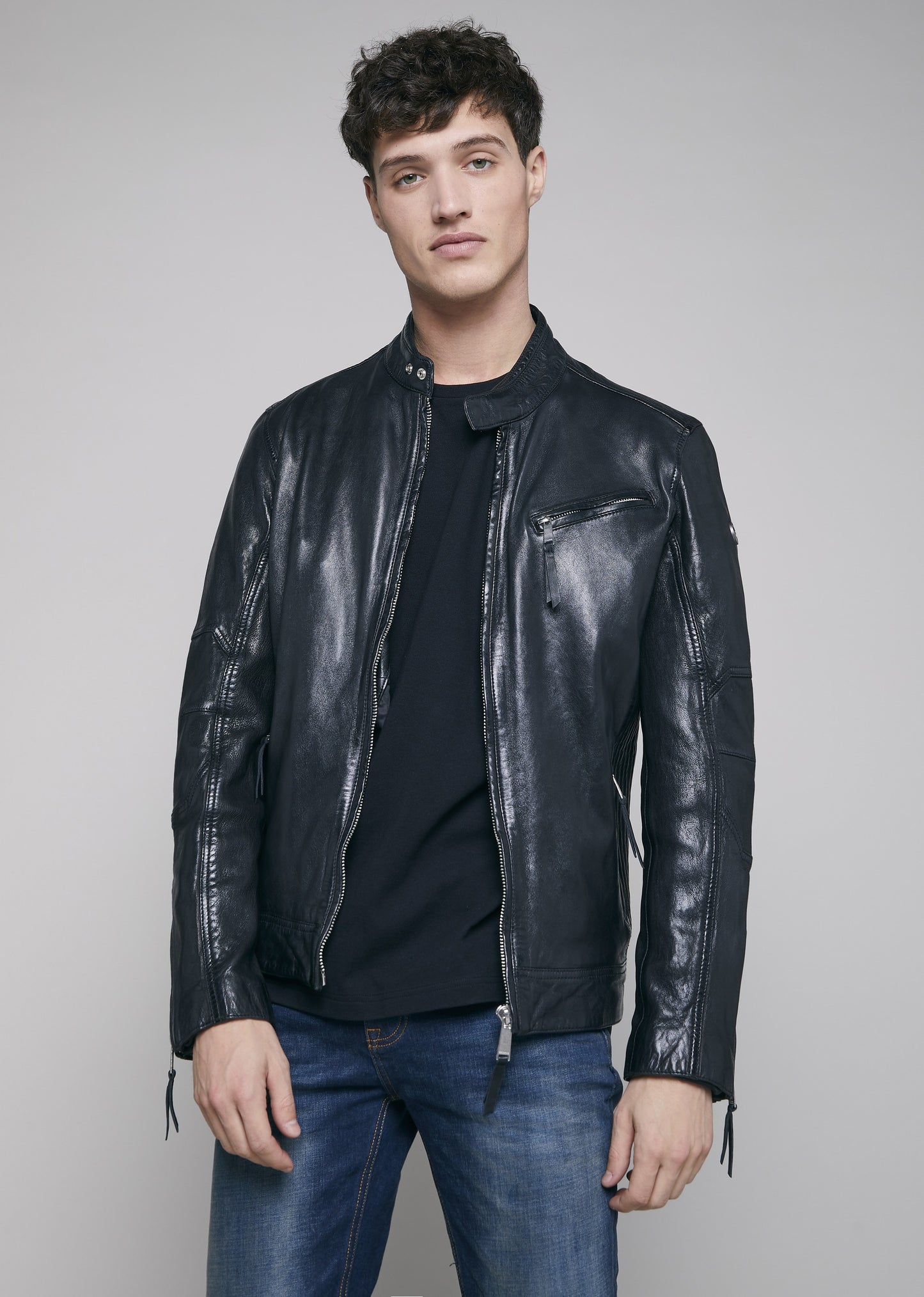 Blouson cuir TRUST EARLEY