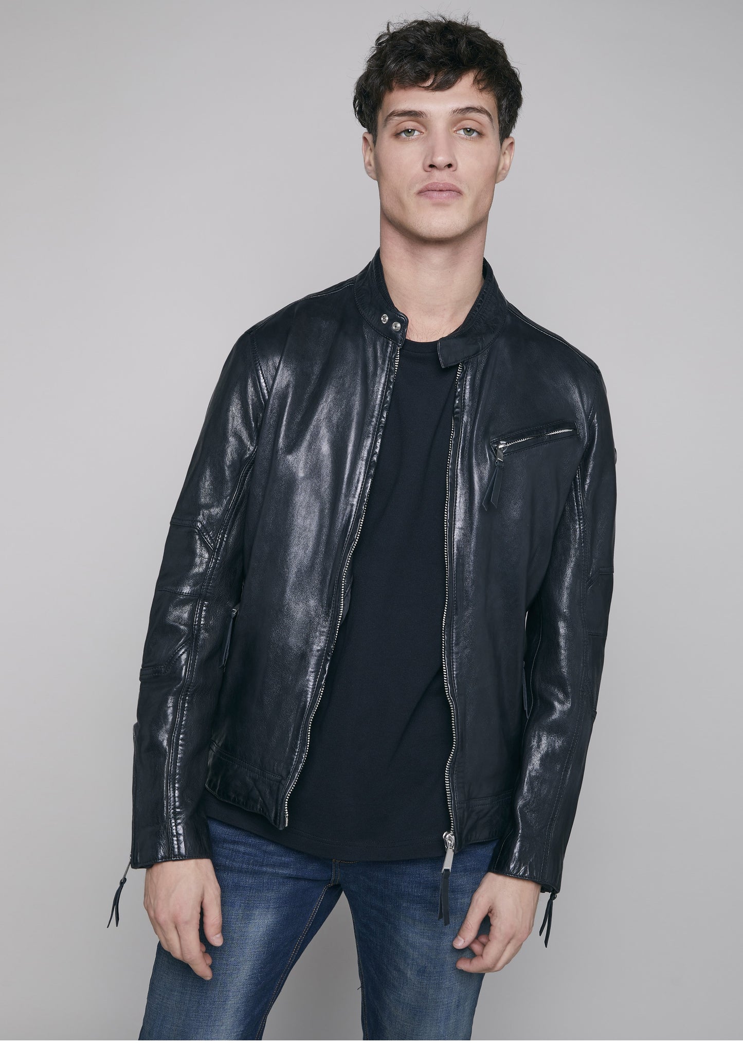 Blouson cuir TRUST EARLEY