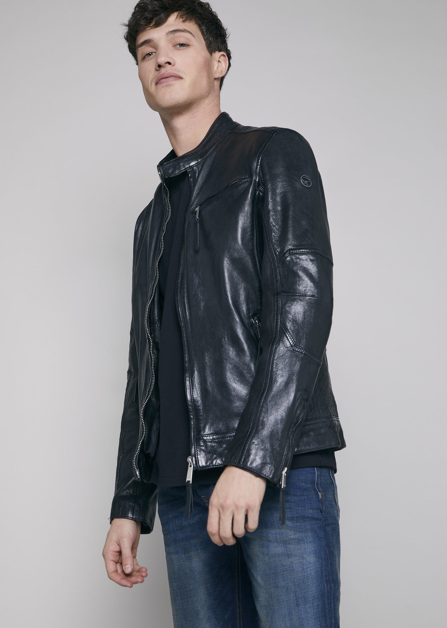 Blouson cuir TRUST EARLEY