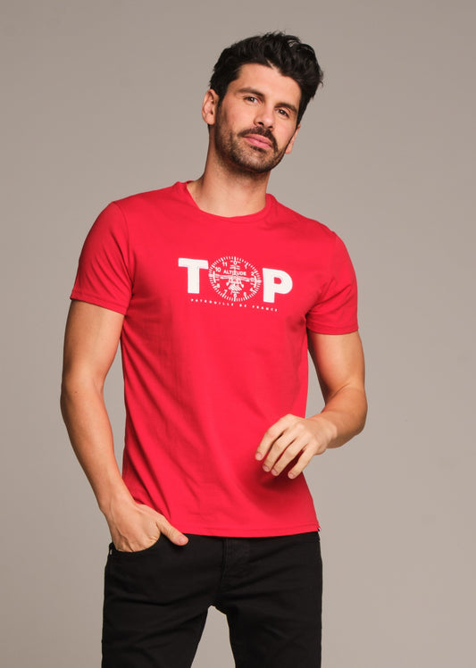 T-shirt rouge ASSAUT CALDER