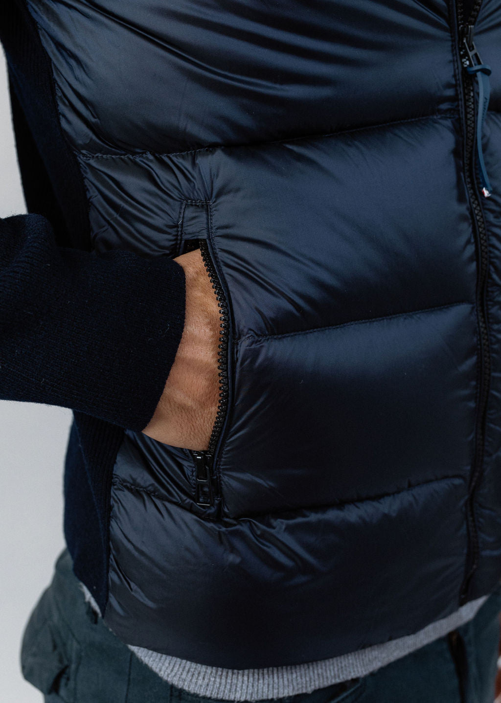 Blouson en nylon ATLAS TITTAN bleu marine