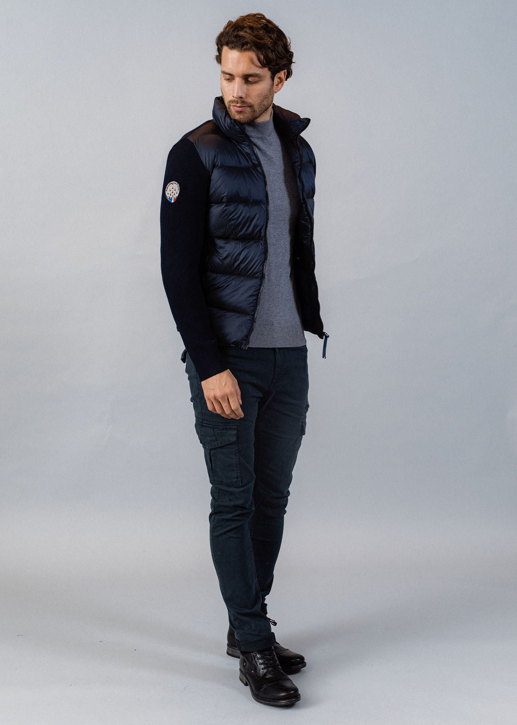 Blouson en nylon ATLAS TITTAN bleu marine