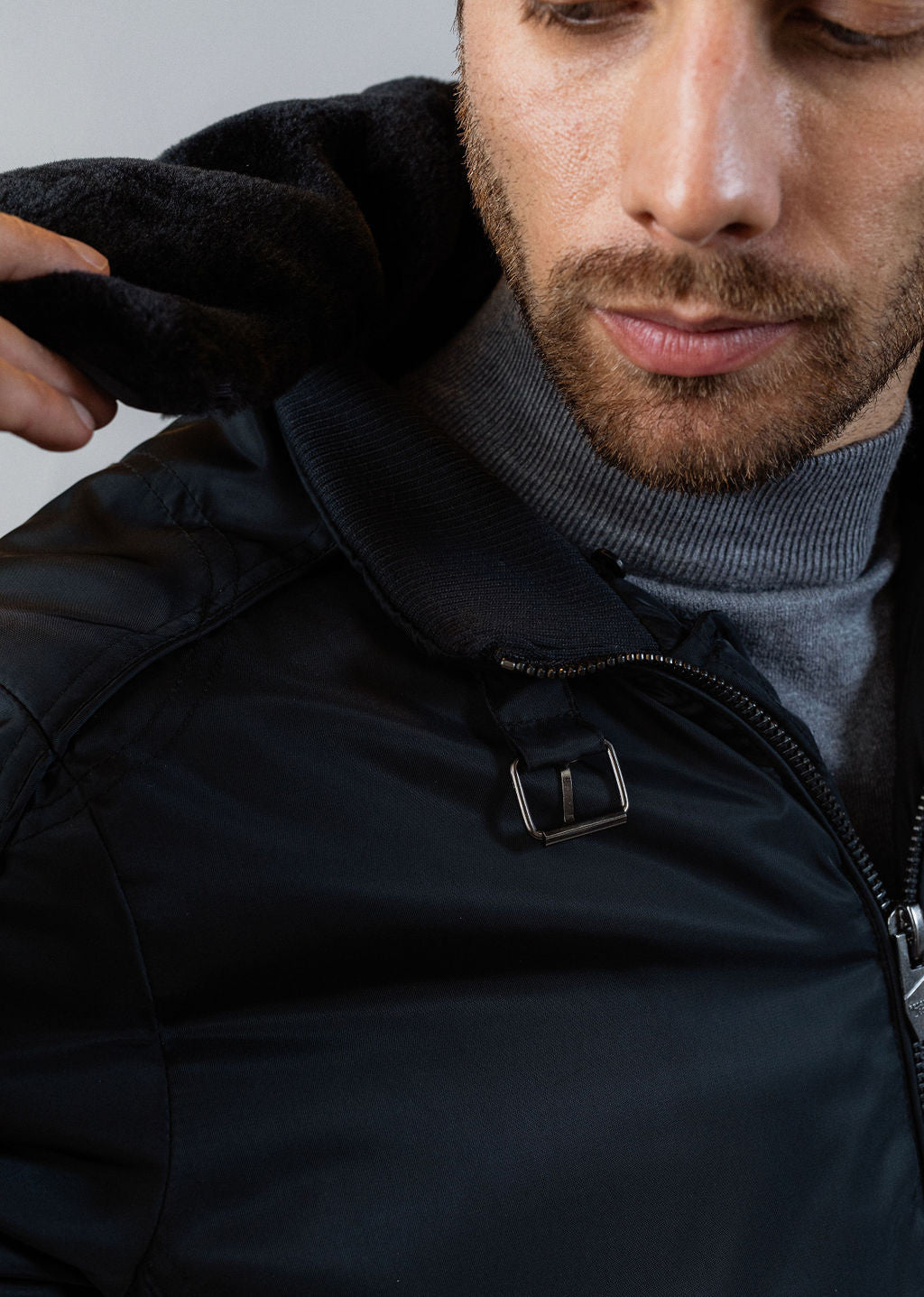 Blouson bleu marine HURRICAN FIGHTER