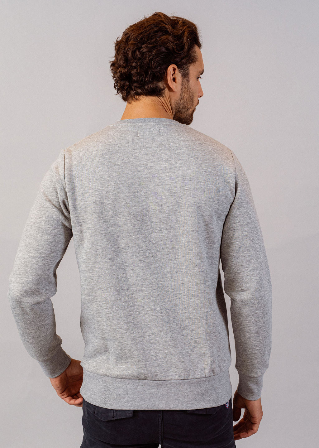 Sweatshirt gris chiné PATROL POSTER