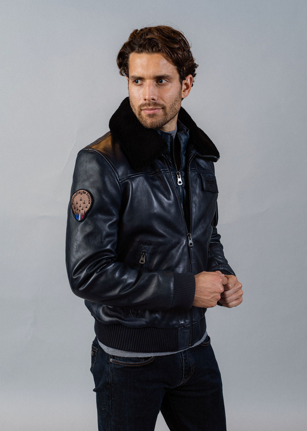 Blouson en cuir RAFAL YCON