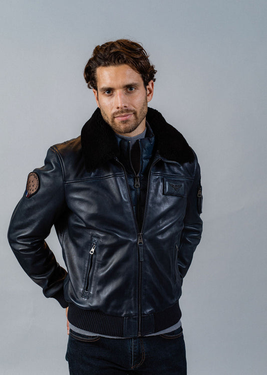 Blouson en cuir RAFAL YCON