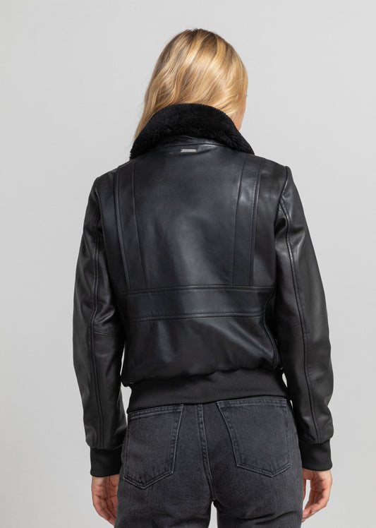 Blouson cuir PAIGE PALOMA