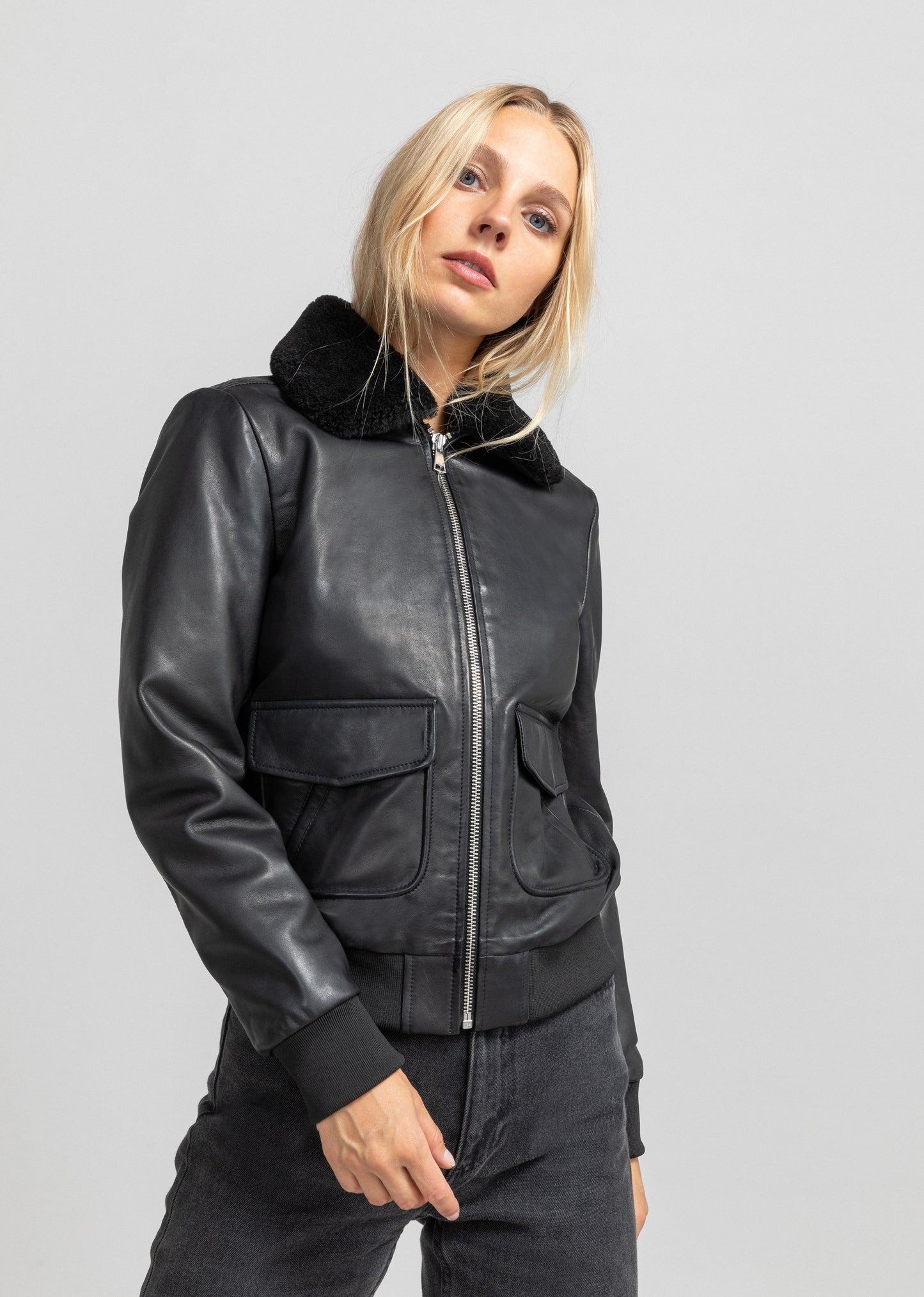 Blouson cuir PAIGE PALOMA