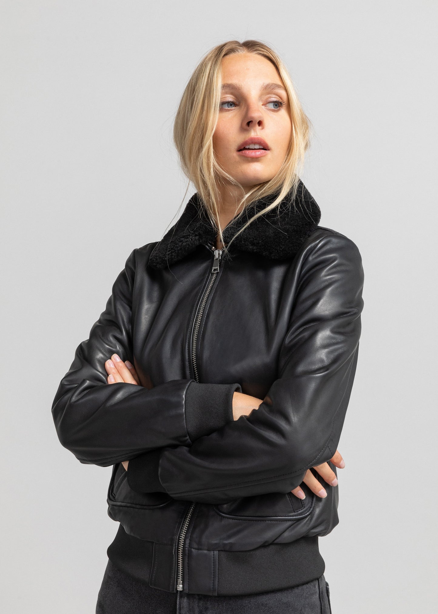 Blouson cuir PAIGE PALOMA