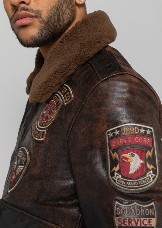 Blouson cuir PERRY DISCOVERY