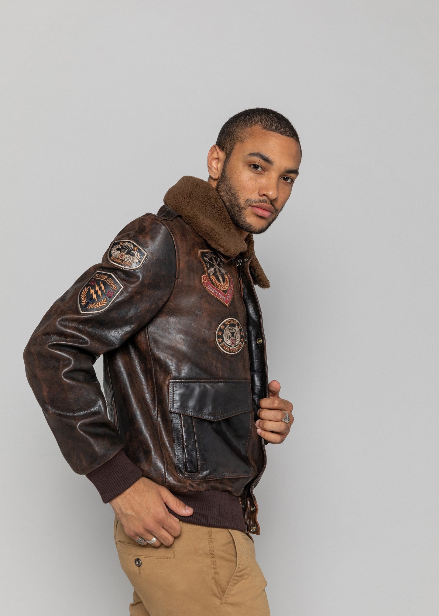 Blouson cuir PERRY DISCOVERY