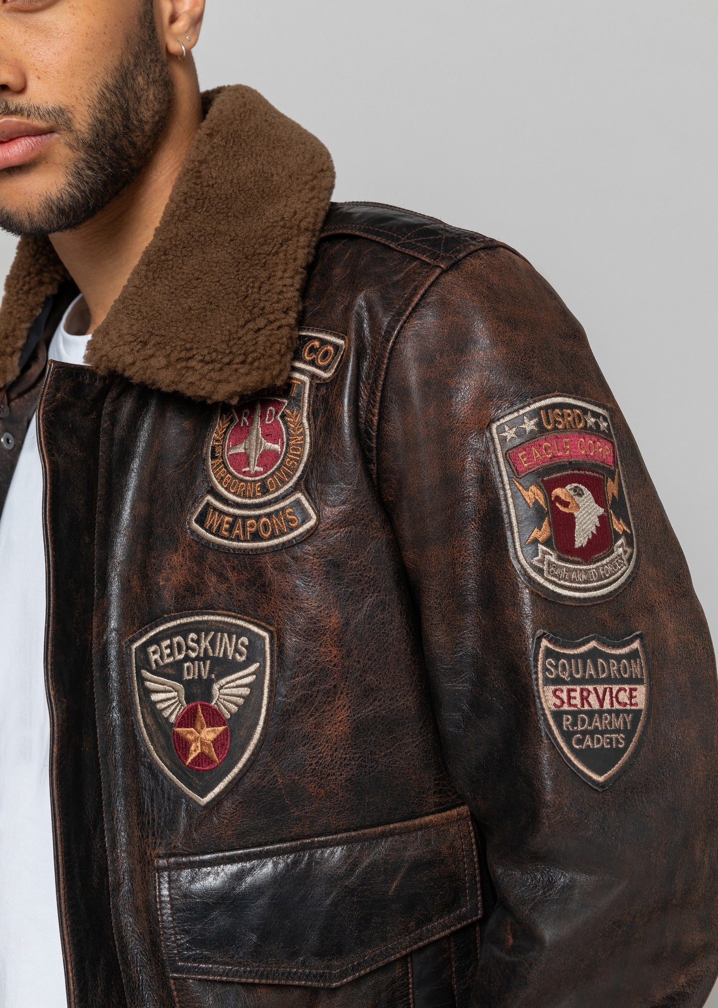 Blouson cuir PERRY DISCOVERY