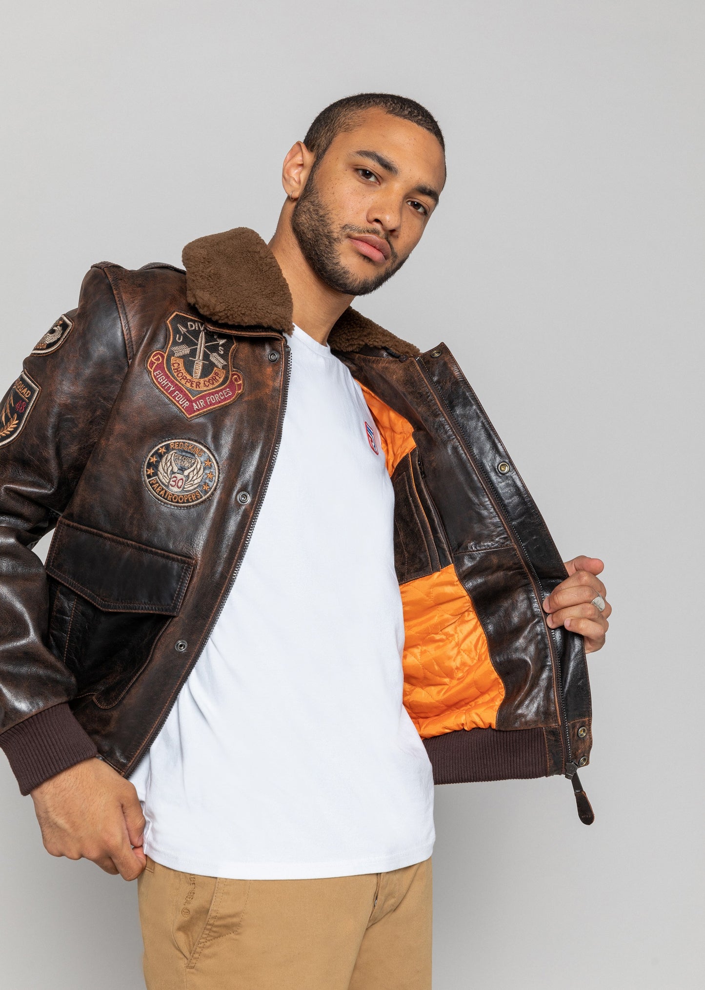 Blouson cuir PERRY DISCOVERY