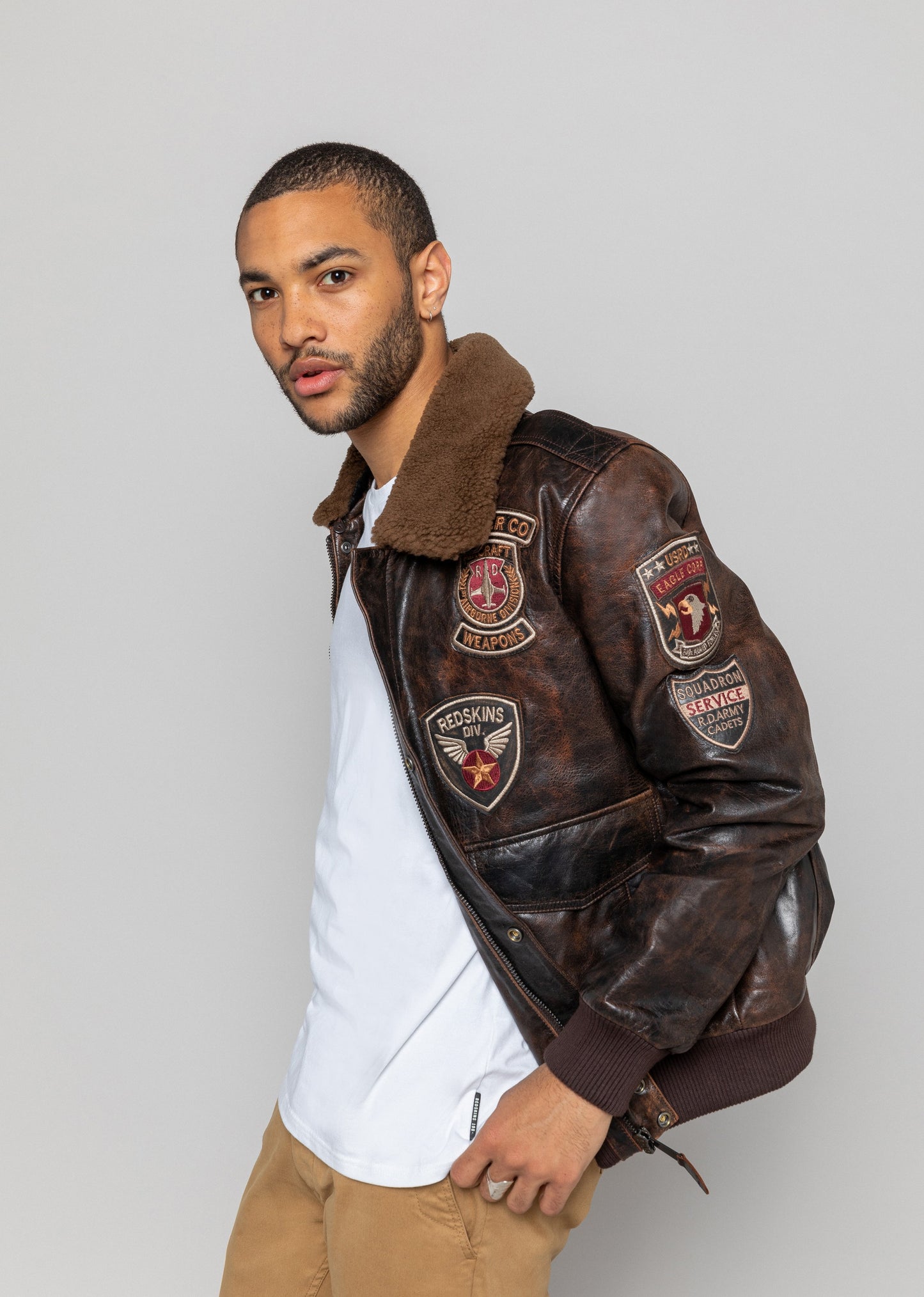 Blouson cuir PERRY DISCOVERY