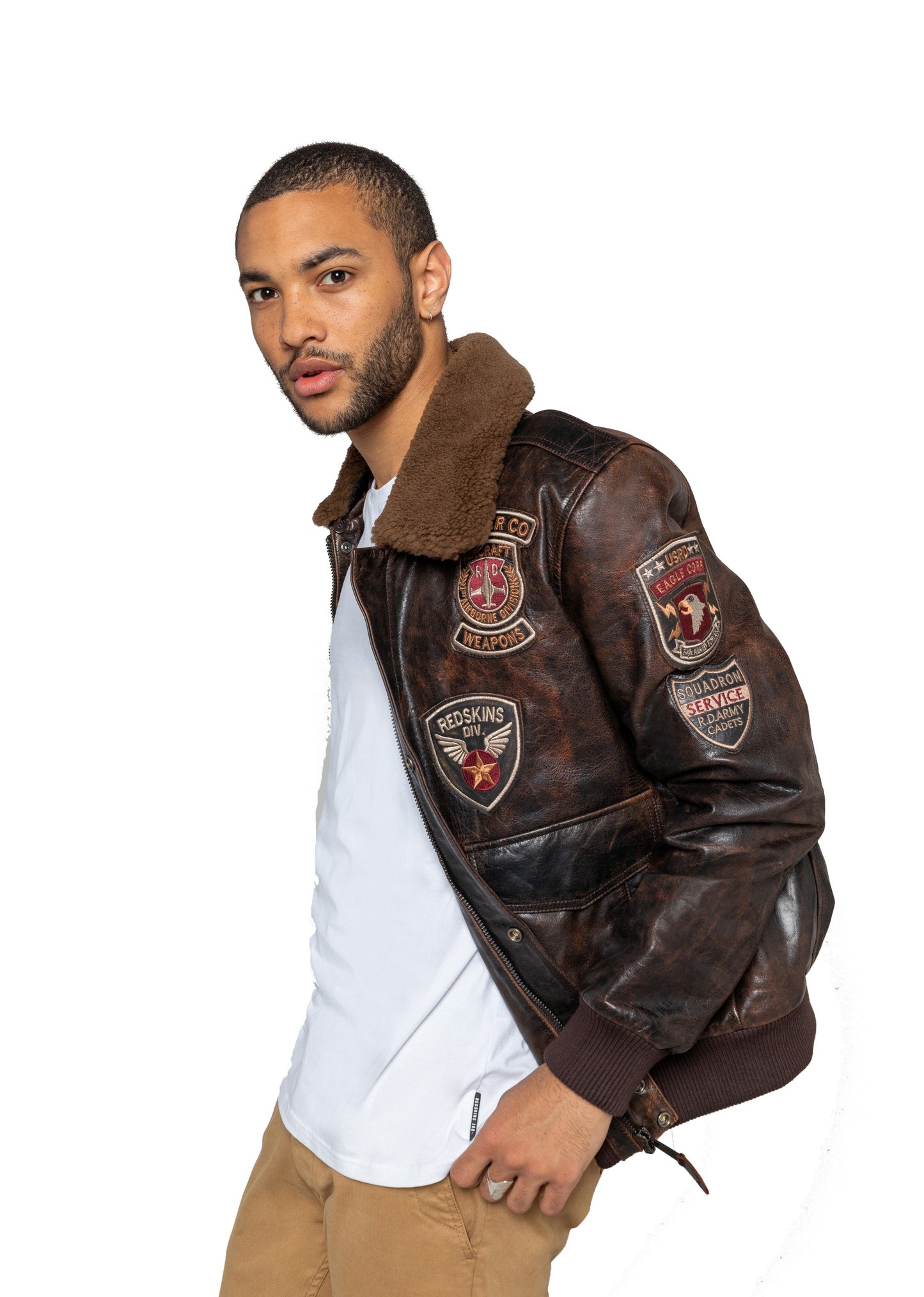 Blouson cuir PERRY DISCOVERY