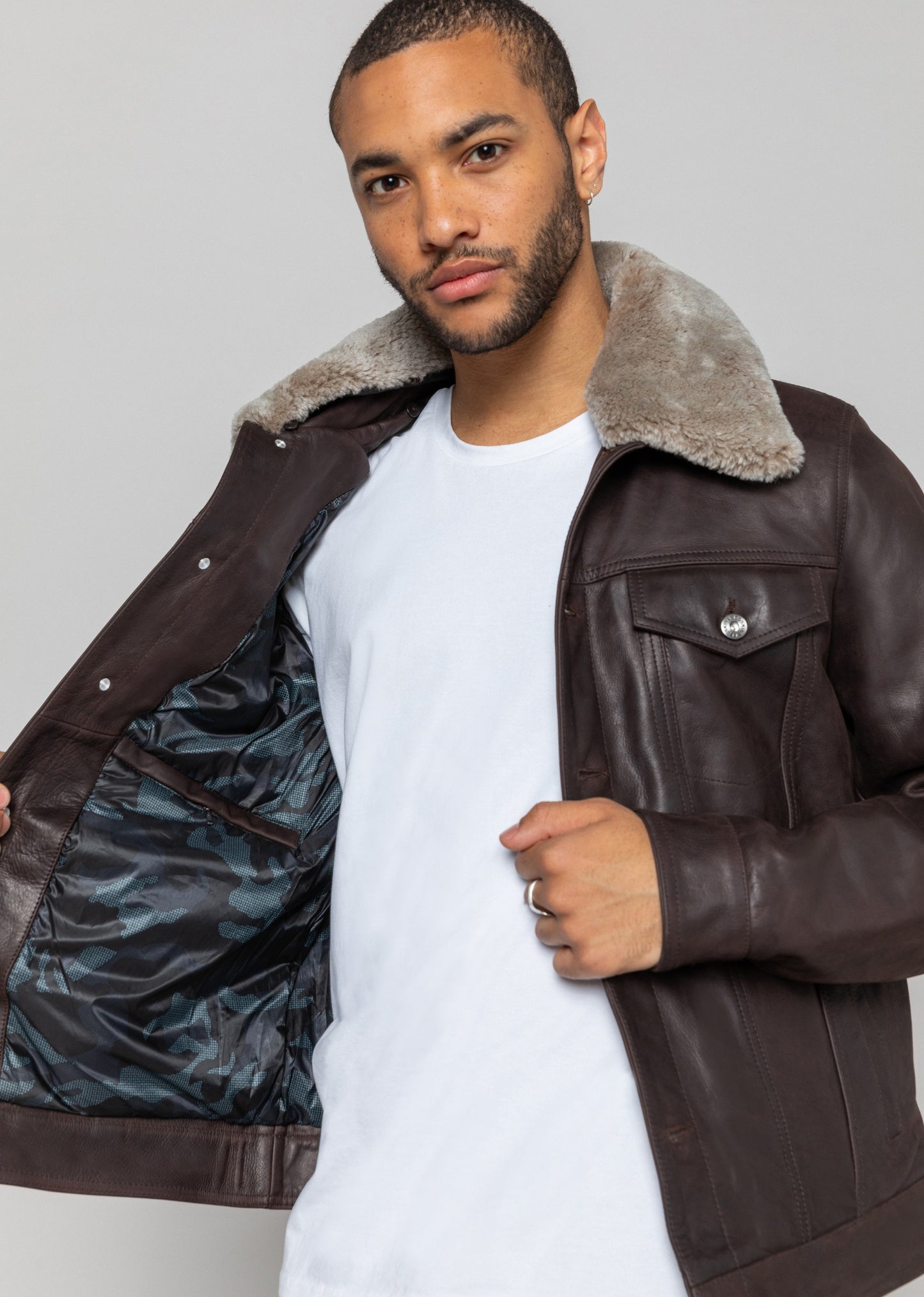 Blouson cuir PLAYER STRICKING