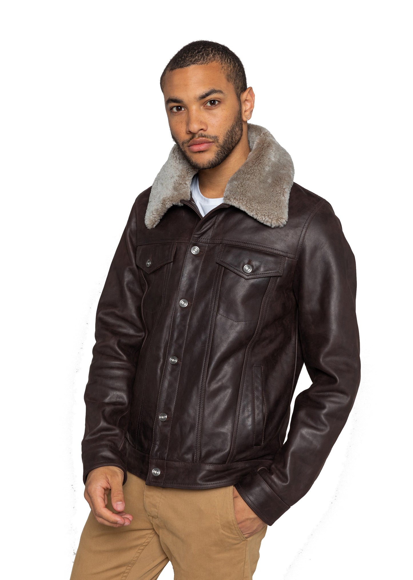 Blouson cuir PLAYER STRICKING