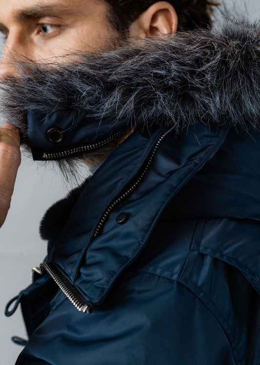Parka bleue marine AERONEF PHENIX