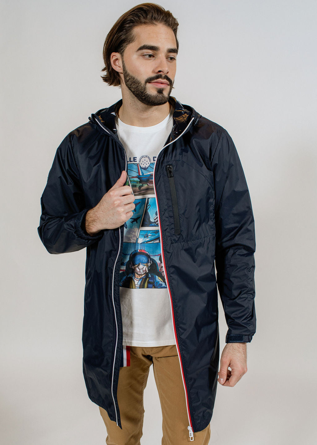 Blouson bleu marine HYDRO MIST