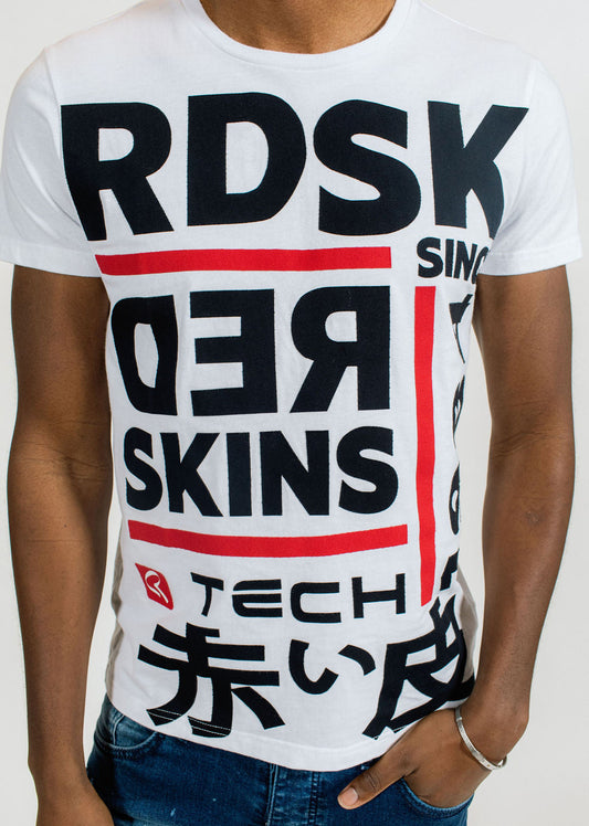 T-shirt blanc JAKE HONDA