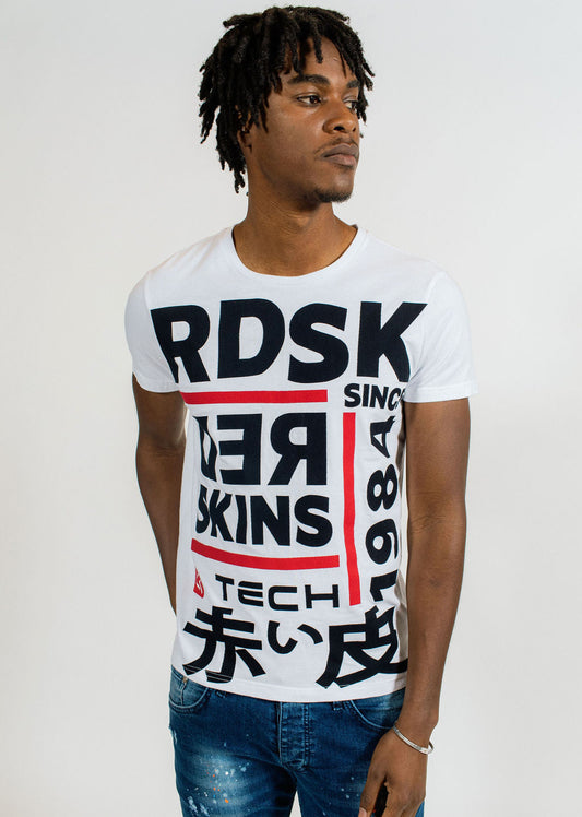 T-shirt blanc JAKE HONDA