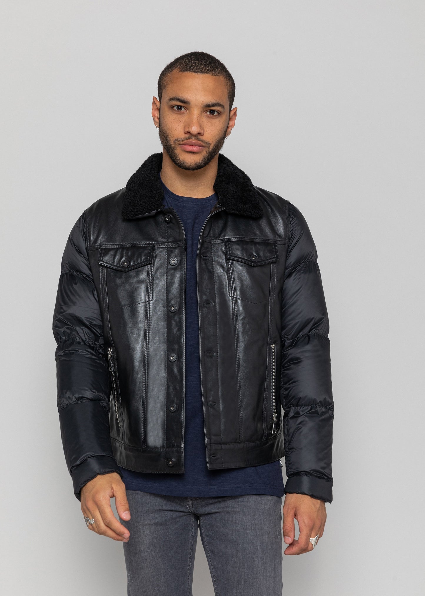Blouson cuir SILVERS SHYNE