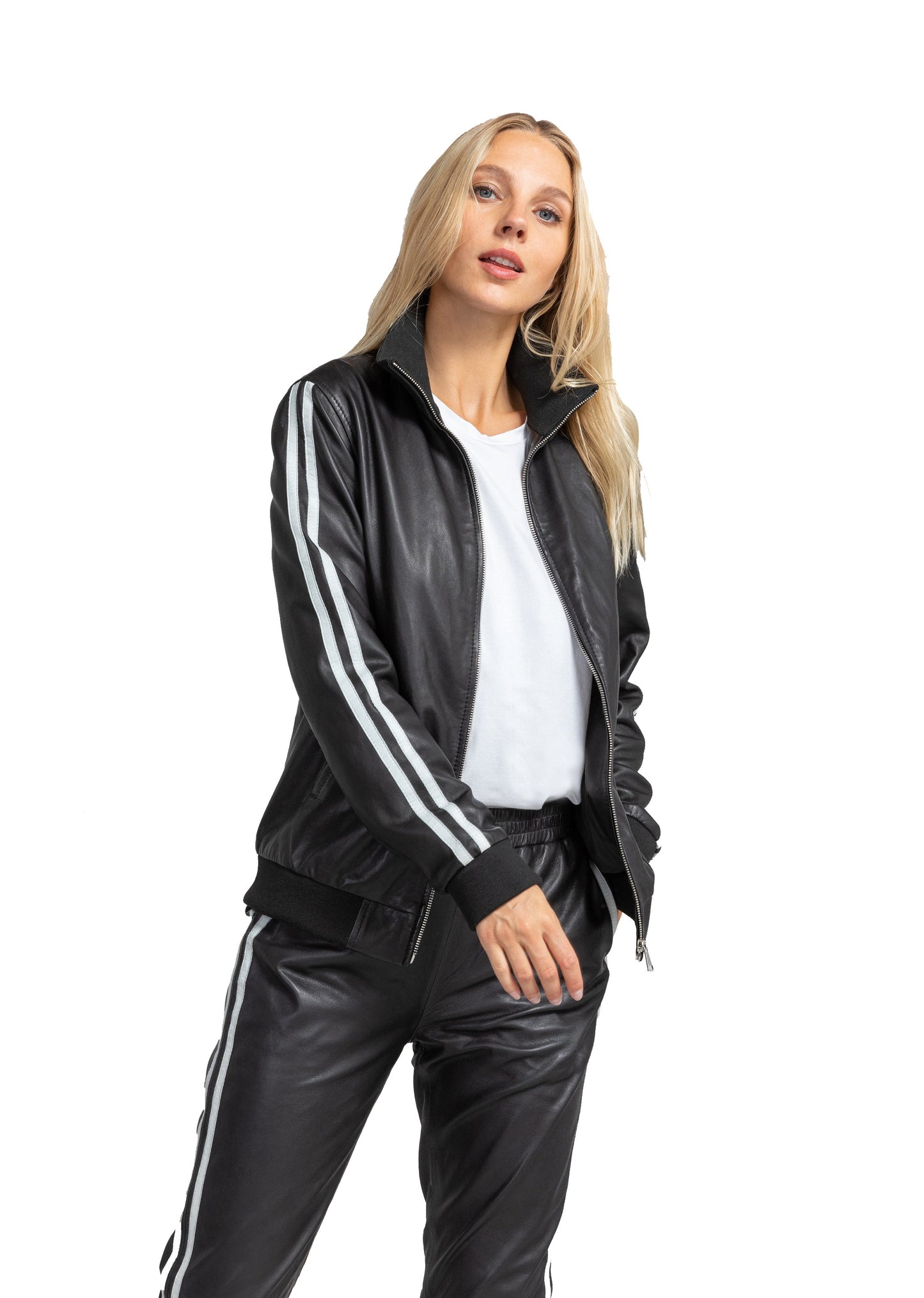 Blouson cuir SIMON SISLEY