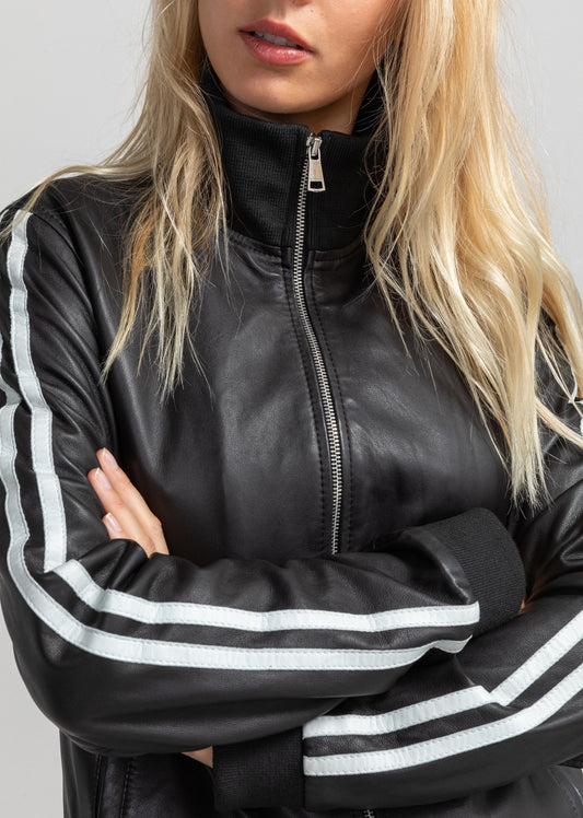 Blouson cuir SIMON SISLEY