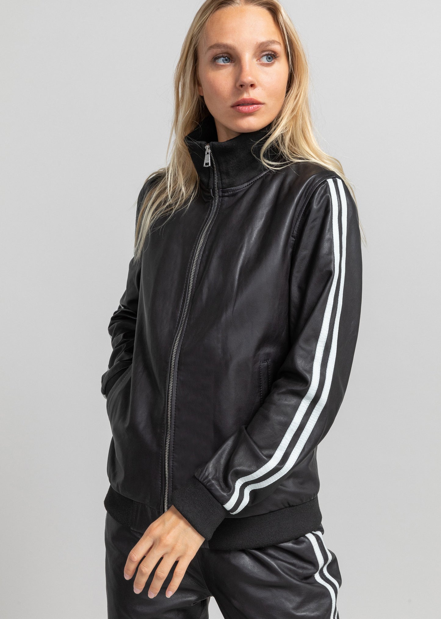 Blouson cuir SIMON SISLEY