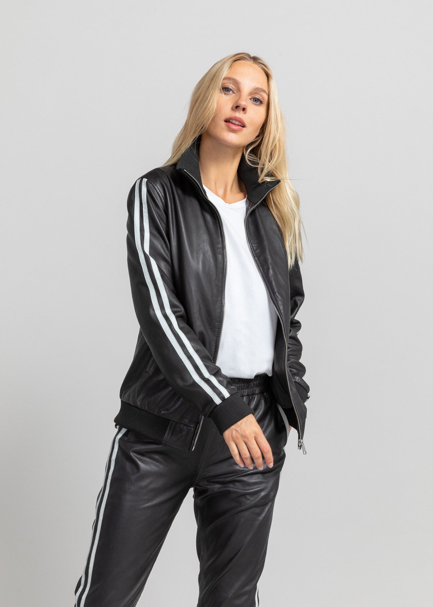 Blouson cuir SIMON SISLEY