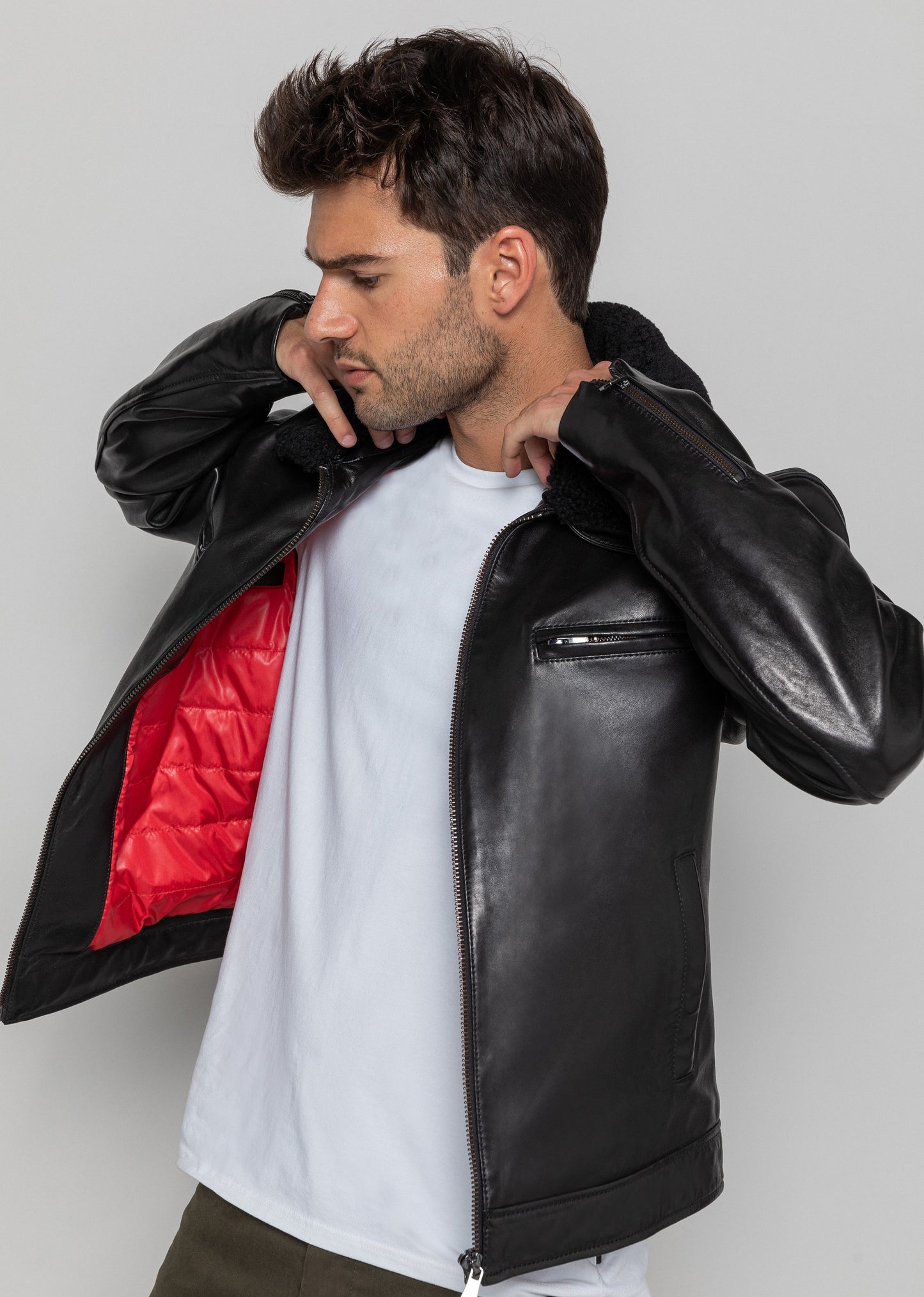 Blouson cuir STEED EAGLE