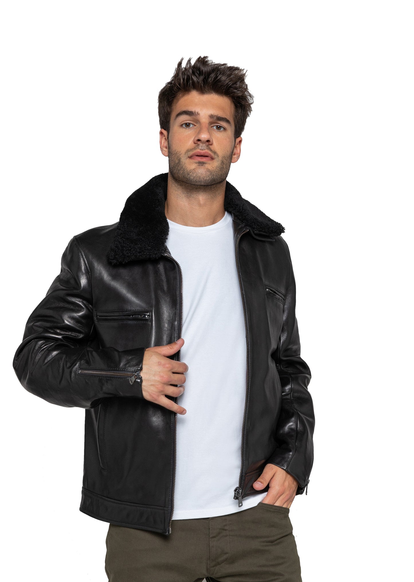 Blouson cuir STEED EAGLE