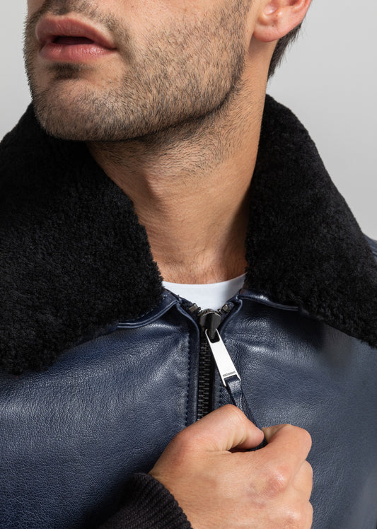 Blouson cuir PILOT VICTORY