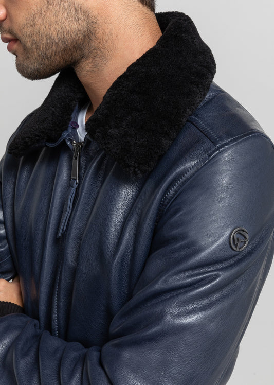 Blouson cuir PILOT VICTORY