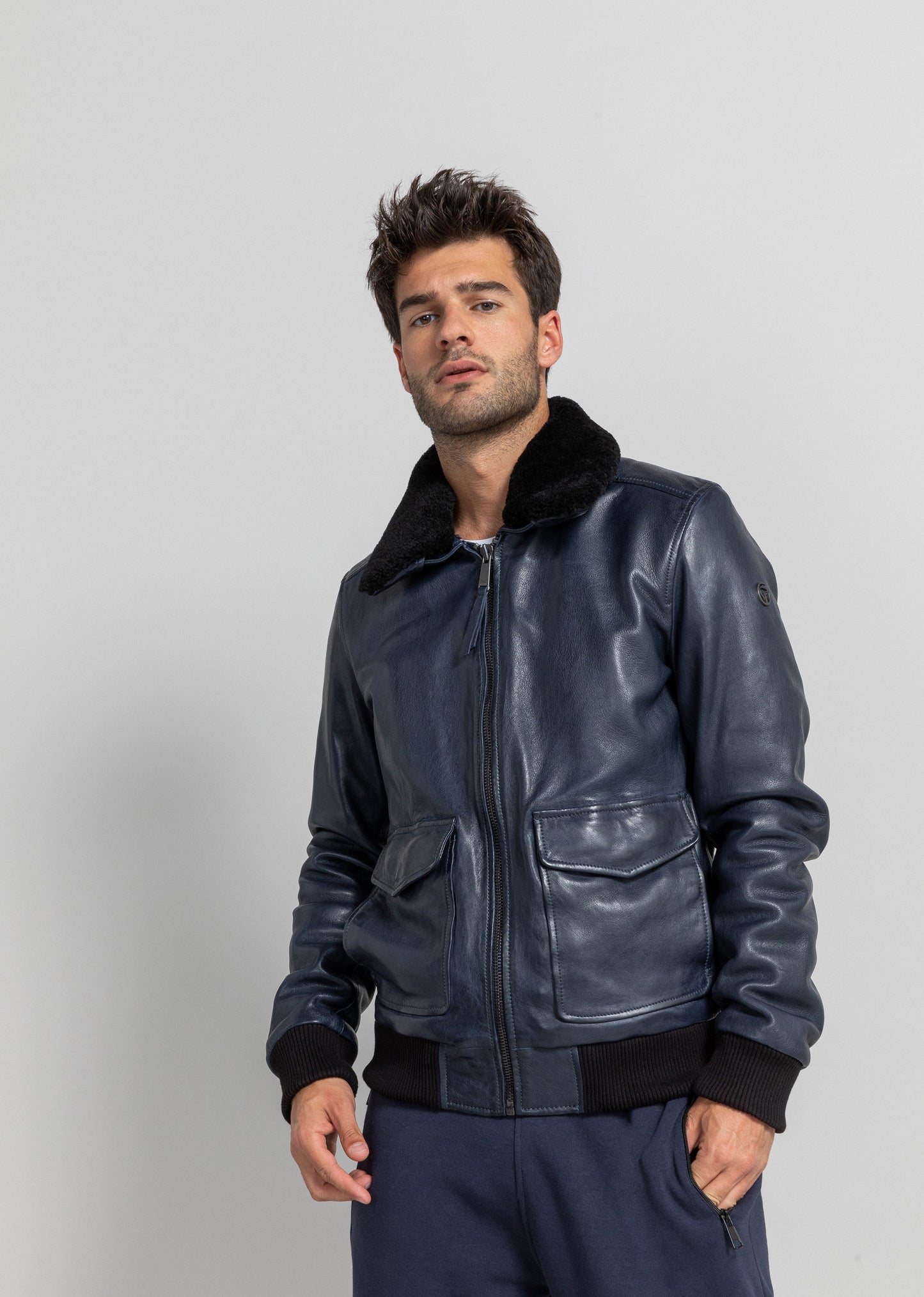 Blouson cuir PILOT VICTORY
