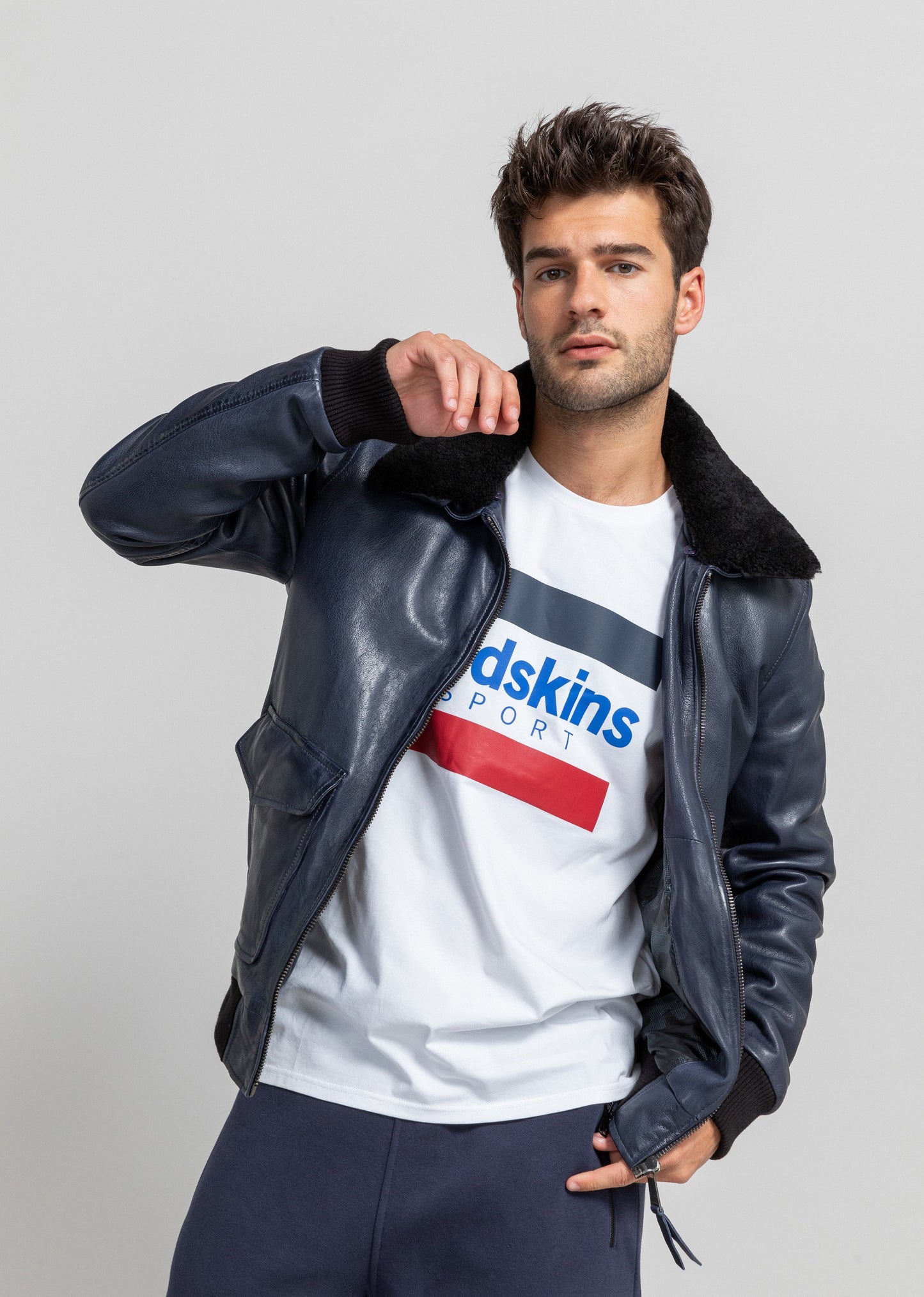 Blouson cuir PILOT VICTORY