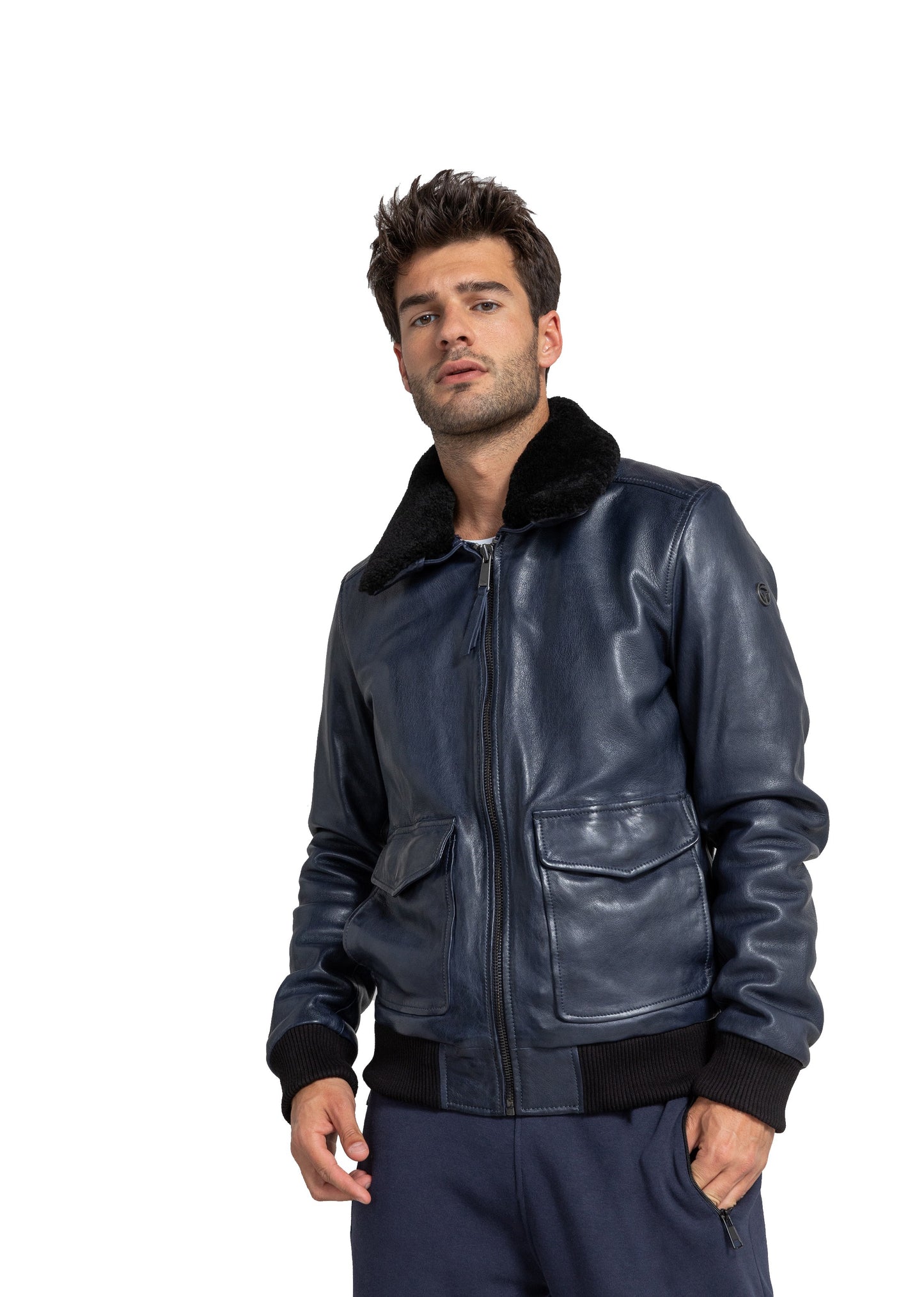 Blouson cuir PILOT VICTORY