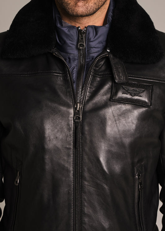 Blouson en cuir RAFAL YCON