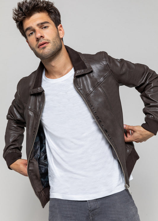 Blouson cuir RUBBETS CALISTA