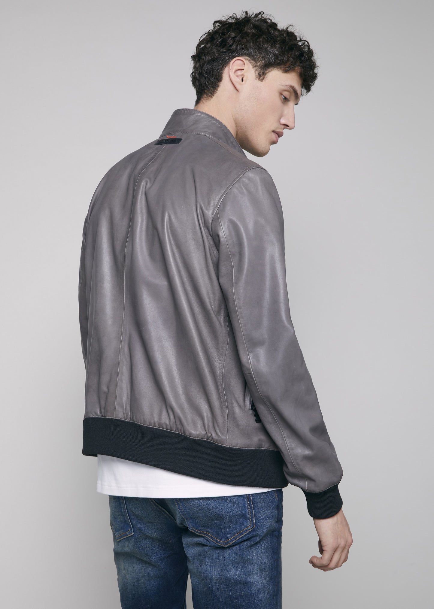 Blouson cuir HOLMAN SISLEY