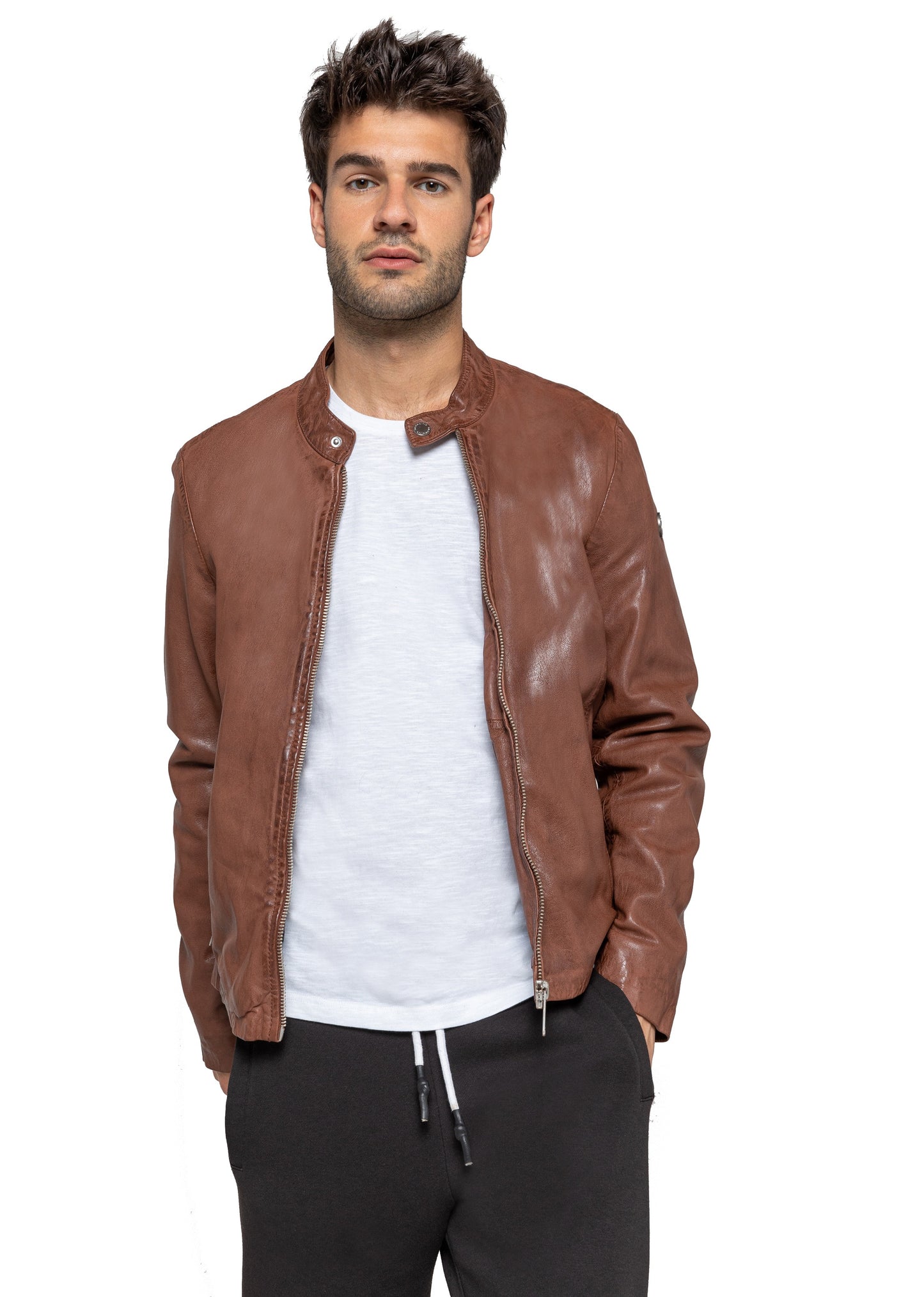 Blouson cuir KARTING CALISTA