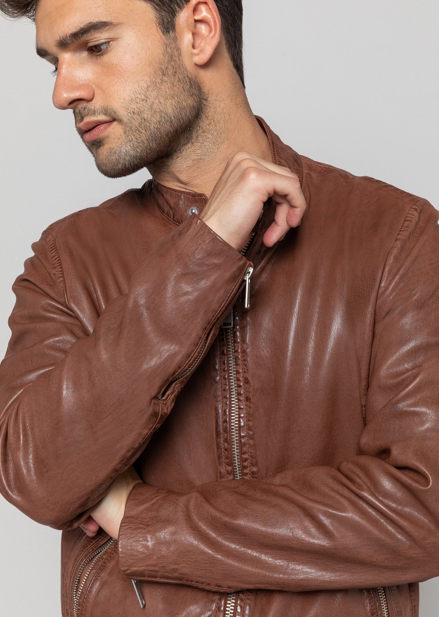 Blouson cuir KARTING CALISTA