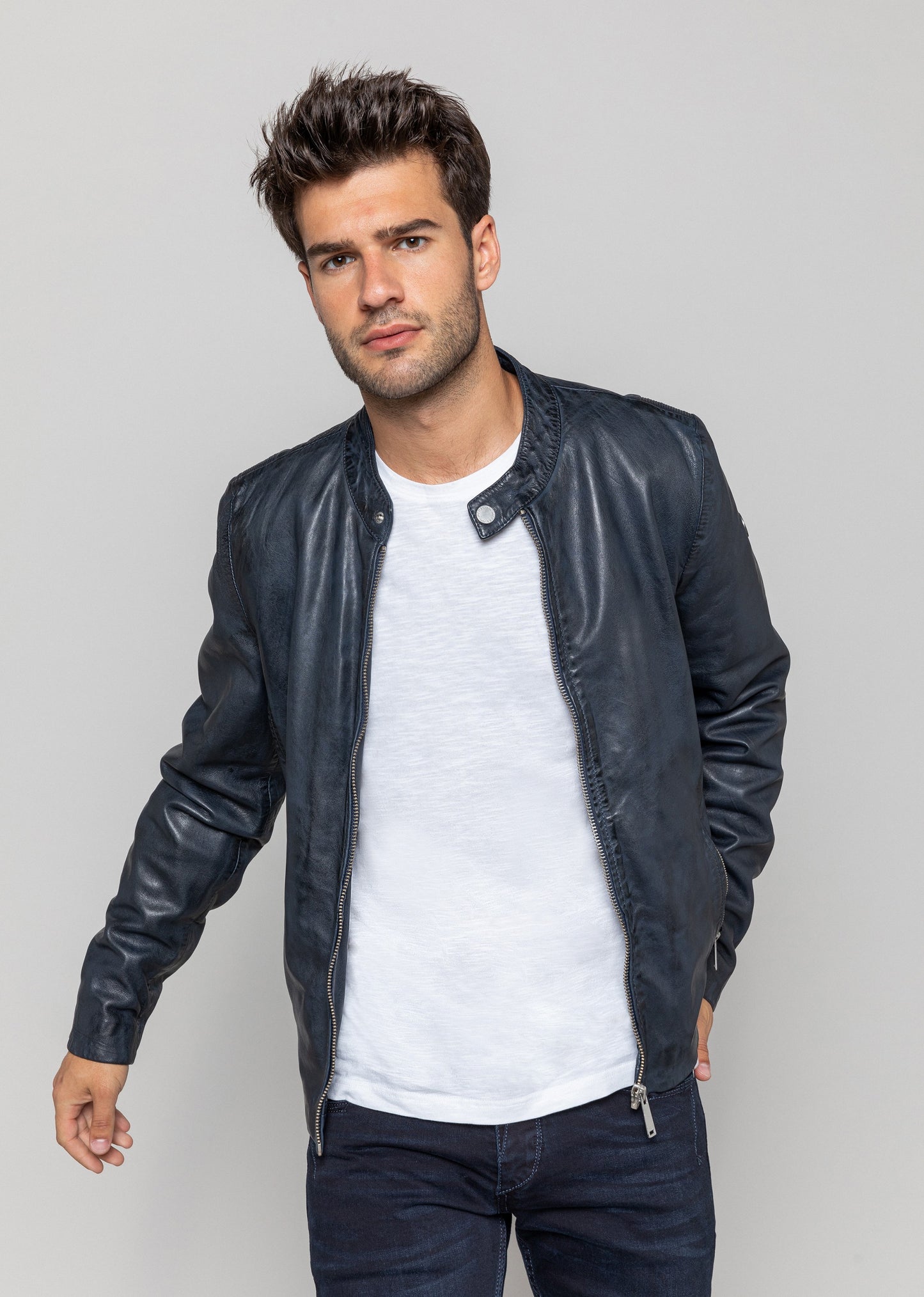 Blouson cuir KARTING CALISTA