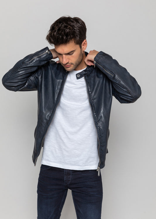 Blouson cuir KARTING CALISTA